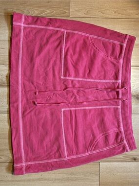 GAP Pink Drawstring Pocket Skirt